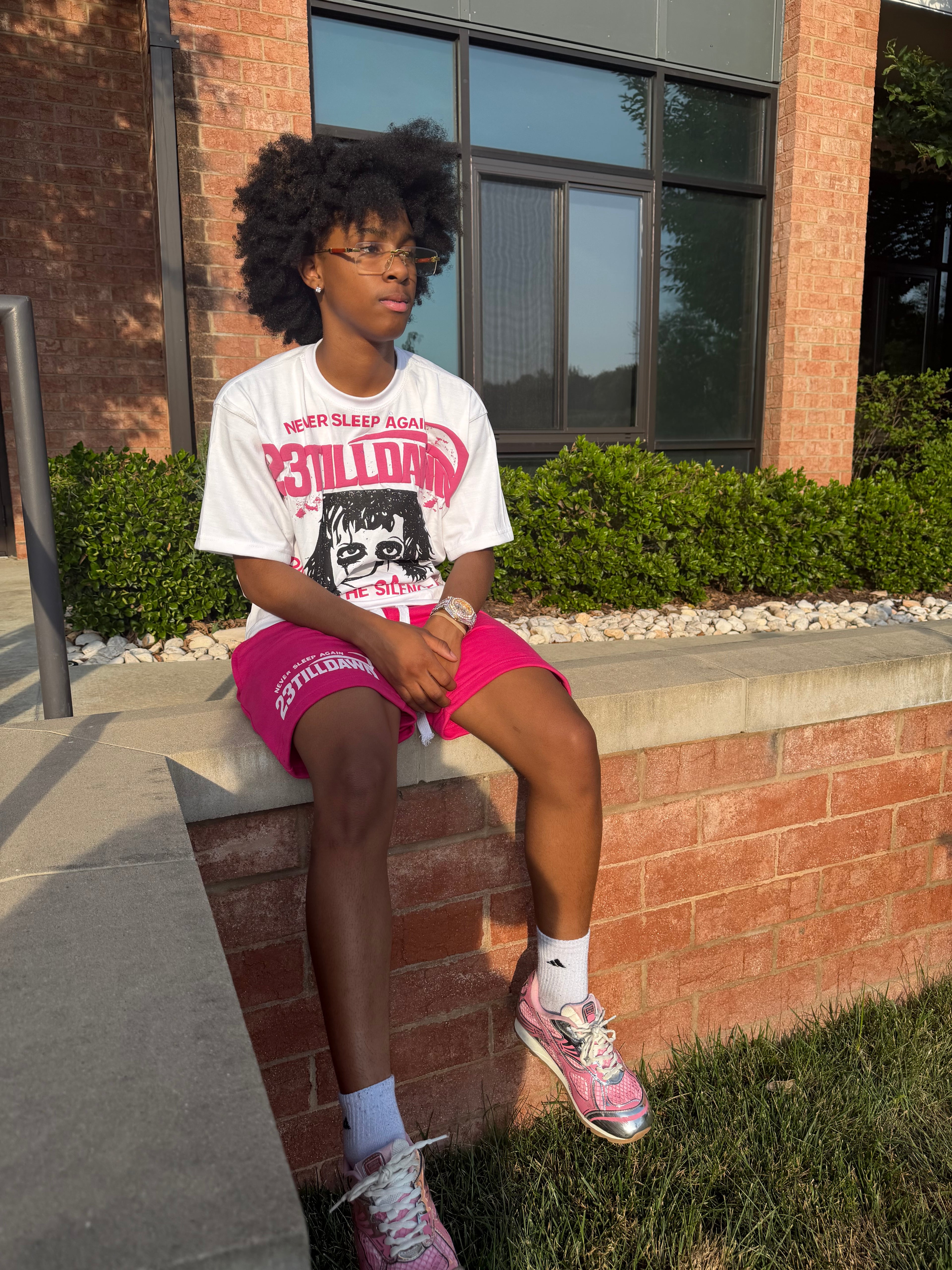 BTS “Break The Silence” Two-Piece Set - Pink/White