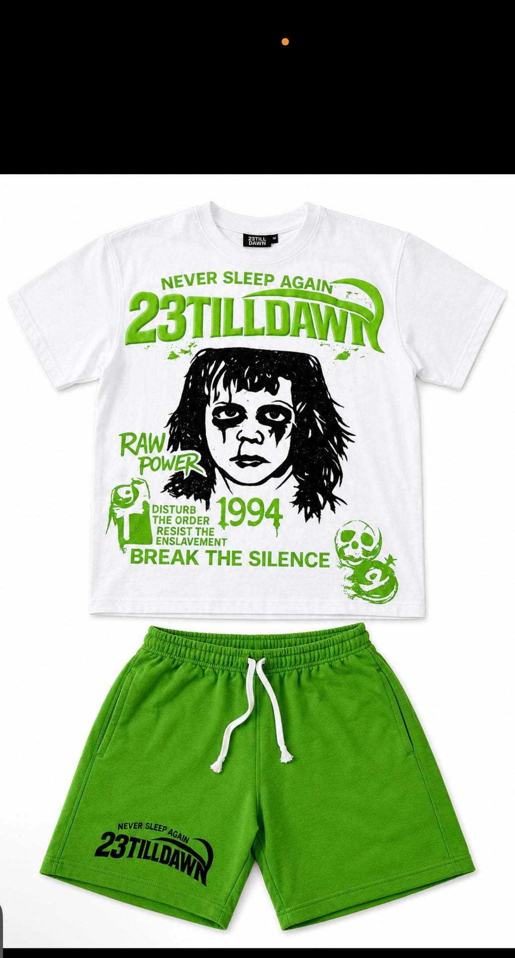 BTS “Break The Silence” Two-Piece Set - Green/White