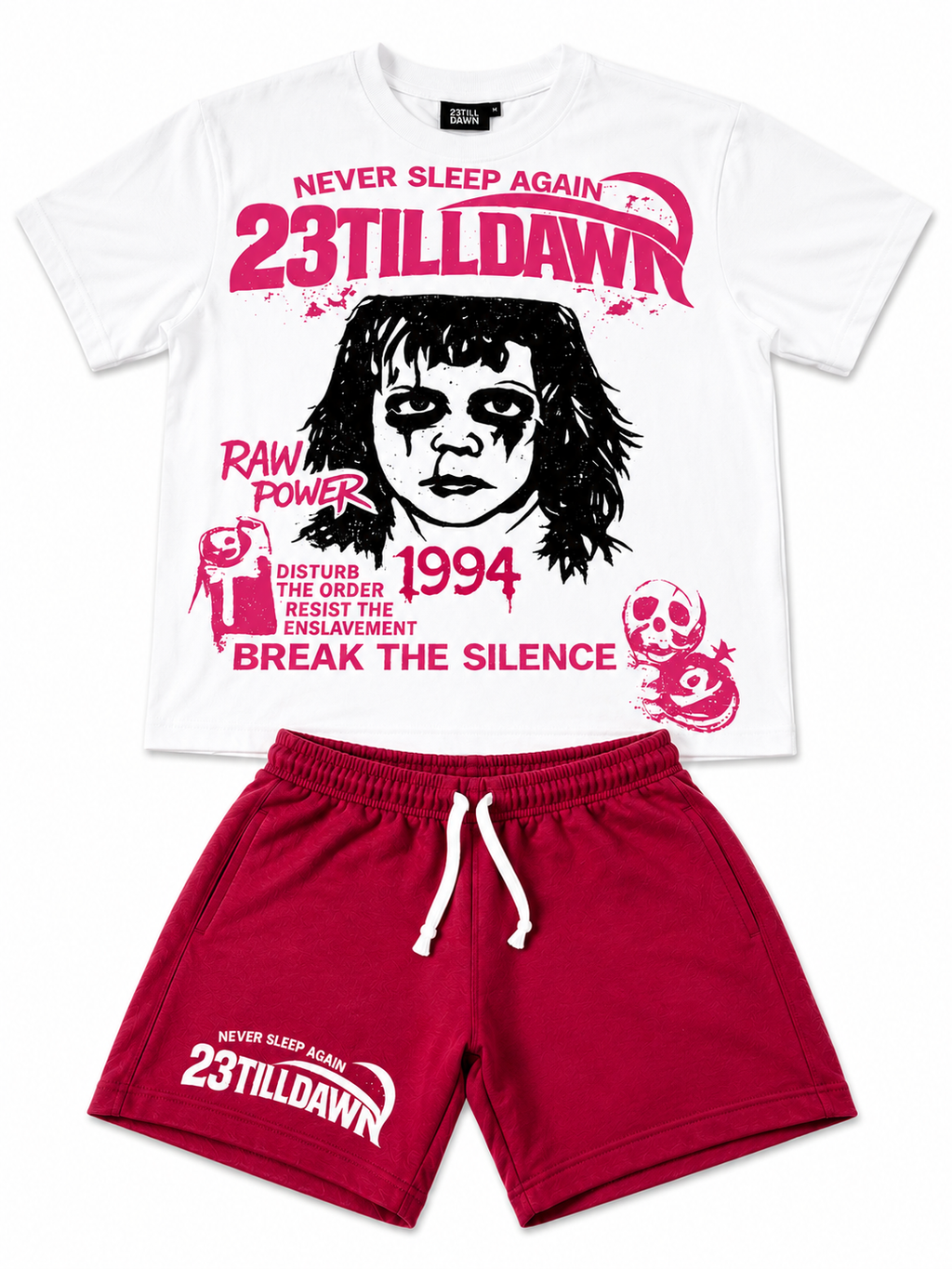 BTS “Break The Silence” Two-Piece Set - Pink/White