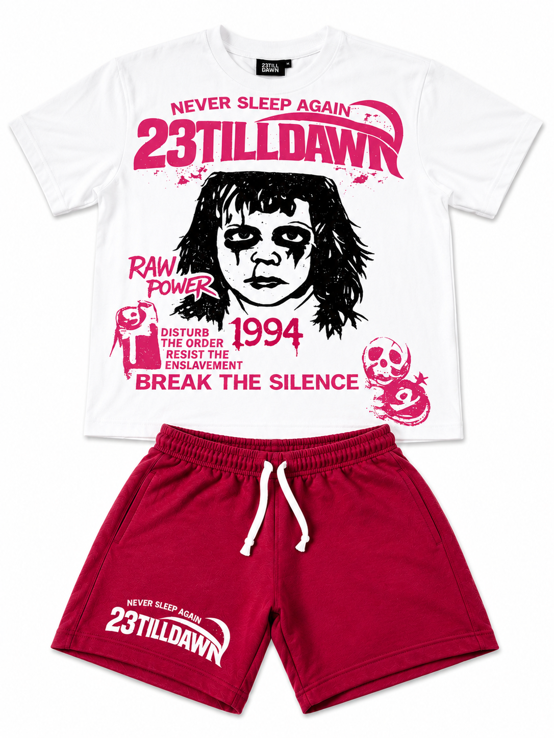 BTS “Break The Silence” Two-Piece Set - Pink/White